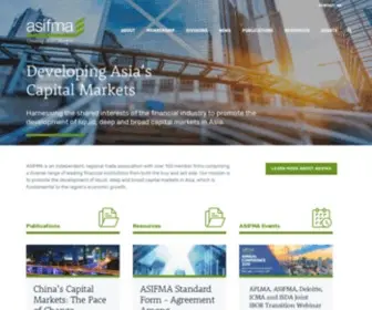 Asifma.org(ASIFMA (Asia Securities Industry & Financial Markets Association)) Screenshot