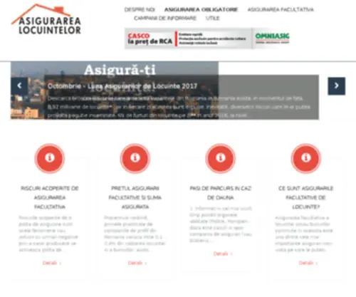 Asigurarealocuintelor.ro(Dit domein kan te koop zijn) Screenshot