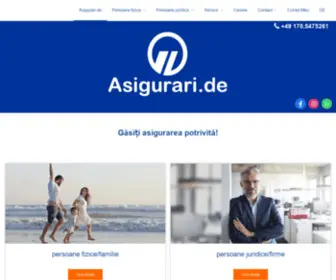 Asigurari.de(Asigurari Germania) Screenshot