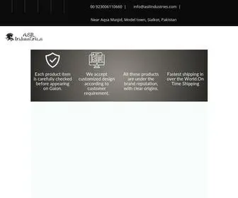 Asilindustries.com(Just another WordPress site) Screenshot