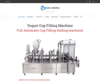 Asilmak.com(Cup Filling And Sealing Machines) Screenshot