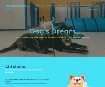 Asilopercanidogsdream.it(Asilo diurno per cani Pensione per cani) Screenshot