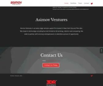 Asimovventures.com(Asimov Ventures) Screenshot