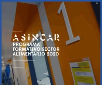 Asincar.com(Cluster agroalimentario) Screenshot