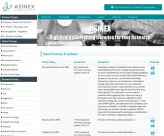 Asinex.com(Focused Libraries) Screenshot