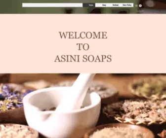 Asinisoaps.com(Asini Soaps) Screenshot