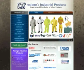 Asiongs.com(Asiong's Industrial Products) Screenshot