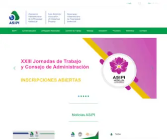 Asipi.org(Asociación Interamericana de la Propiedad Intelectual) Screenshot