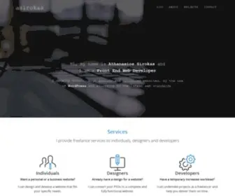 Asirokas.com(Front End Web Developer) Screenshot