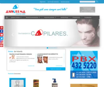 Asisderma.com(Asisderma Clínica de la Piel) Screenshot