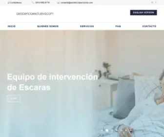 Asistenciaexclusiva.com(Inicio) Screenshot