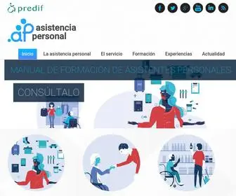 Asistenciapersonal.org(Asistenciapersonal) Screenshot