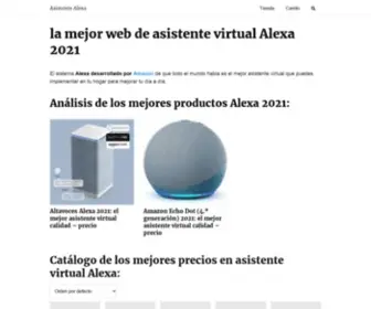 Asistentealexa.online(La mejor web de asistente virtual AlexaAsistente Alexa) Screenshot