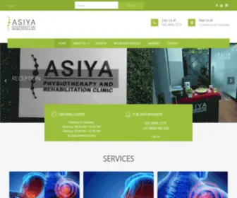 Asiya.co.in(Clinic of Physiotherapy & Rehabilitation) Screenshot