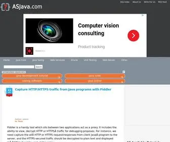 Asjava.com(Java development tutorials and examples) Screenshot