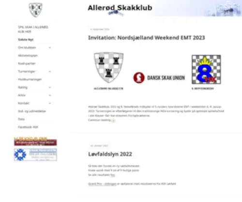 ASK-Skak.dk(Allerød) Screenshot