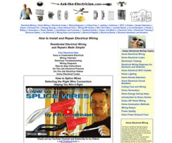 ASK-The-Electrician.com(Residential Electrical Wiring Made Easy) Screenshot