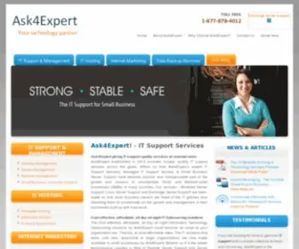 ASK4Expert.net(Server Support Services) Screenshot