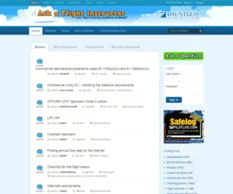 AskacFi.com(Ask a Flight Instructor) Screenshot