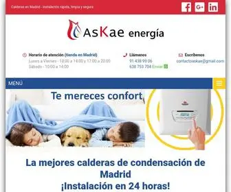 Askae.es(Calderas de gas y condensaci) Screenshot