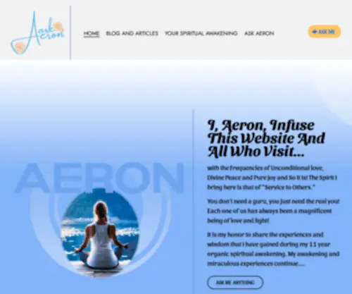 Askaeron.com(Spiritual Guide) Screenshot