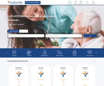 Askaide.com(La plateforme solidaire) Screenshot