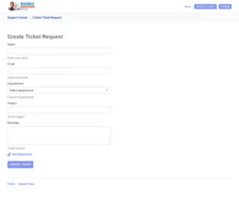 AskalexKrulik.com(Create Ticket) Screenshot