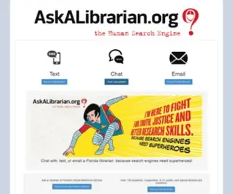 Askalibrarian.org(Ask a Librarian) Screenshot