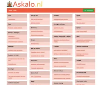 Askalo.nl(Beste links en artikelen online) Screenshot