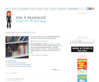 Askamanager.com(Ask a Manager) Screenshot