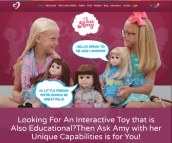 Askamydoll.com(Amazing Talking dolls) Screenshot