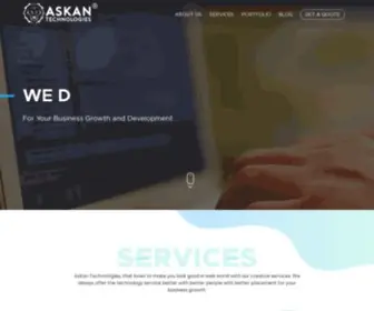 Askantech.com(Askan Technologies) Screenshot