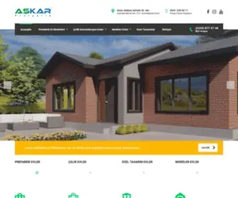 Askarprefabrik.com(AŞKAR) Screenshot