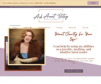 Askauntbetsy.com Screenshot