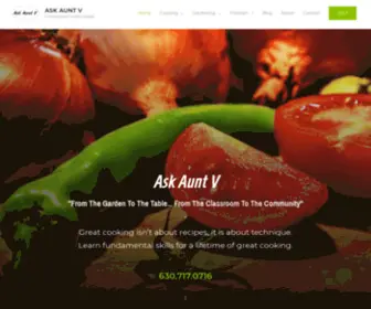 Askauntv.com(Cooking and Garden Classes) Screenshot