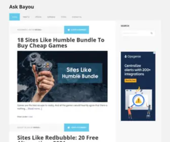 Askbayou.com(Ask Bayou) Screenshot