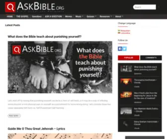 Askbible.org(Bible Questions Answered) Screenshot