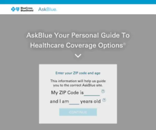 Askbluereform.com(AskBlue Healthcare Reform) Screenshot