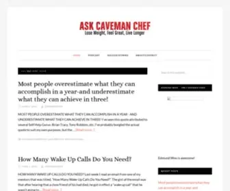 Askcavemanchef.com(Lose Weight) Screenshot