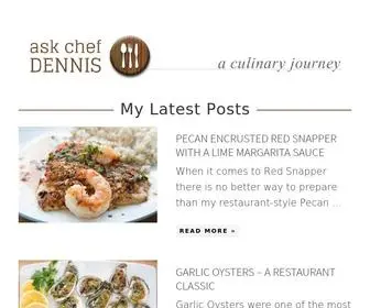 Askchefdennis.com(Restaurant Style Recipes and Travel Adventures) Screenshot