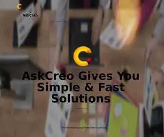 Askcreo.com(Troubleshooting Tips) Screenshot