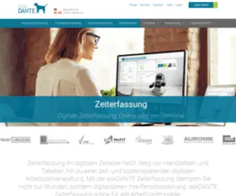 Askdante.com(Zeiterfassung online) Screenshot