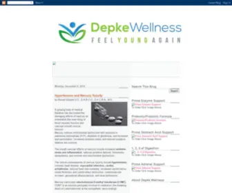 Askdepkewellness.com(Wellness for the World) Screenshot