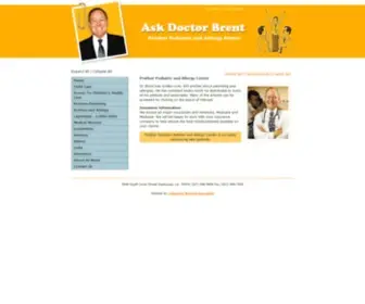 Askdrbrent.com(Prather Pediatric and Allergy Center) Screenshot