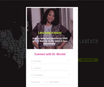 Askdrnicole.com(Dr. Nicole LaBeach) Screenshot