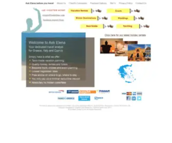 Askelena.com(Ask Elena about Greece vacation rentals) Screenshot