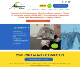 Askennonia.com(Askennonia Senior Centre) Screenshot