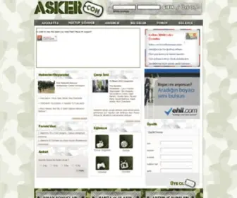 Asker.com(Askerin Ana Bilgi Kayna) Screenshot