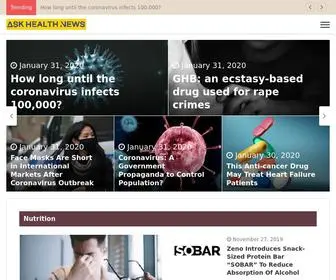 Askhealthnews.com(Health News Today) Screenshot