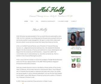Askholly.com(Ask Holly) Screenshot